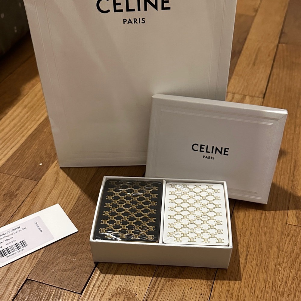 Celine Paris Cell Phone Accessories - Gold and White